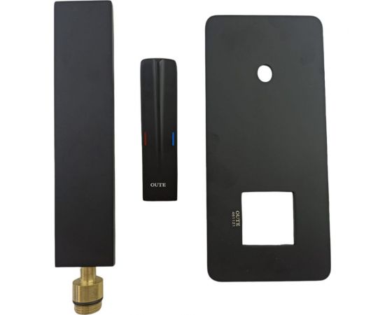 Встраиваемый смеситель для раковины OUTE скрытый монтаж, черный матовый T11221H – изображение 2