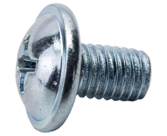 Винт с прессшайбой КРЕП-КОМП шлиц KOMBI, DIN 967, 5x8, 100 шт. вм58мф – изображение 2