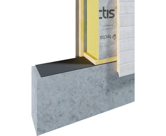 Цокольная лента в местах примыканий фундамента Tectis Foundation Tape 6 мм, 200 мм, 50 м 6948 – изображение 2