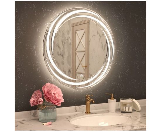 Зеркало Mixline Беатрис D800 сенсорный выключатель, светодиодная подсветка 544020 – изображение 2