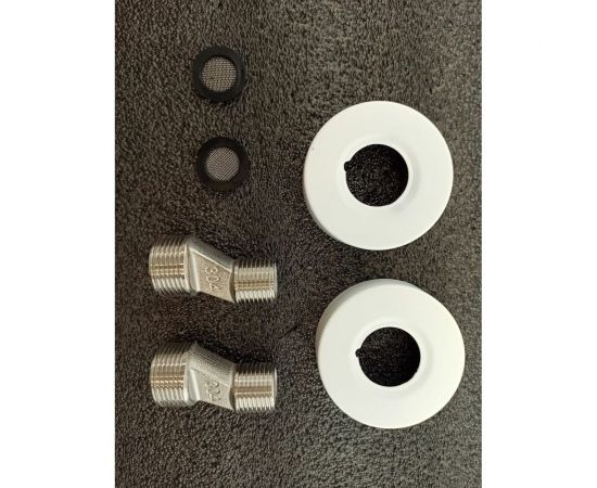 Смеситель для ванны и душа OUTE однорычажный, с коротким изливом 130 мм, черный, латунь T21002H – изображение 2