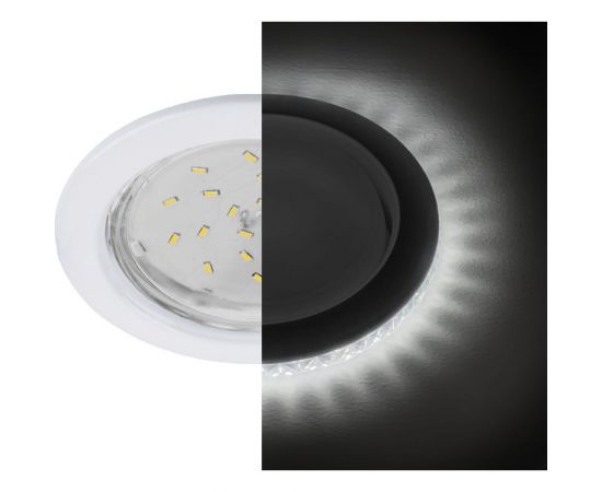 Встраиваемый светильник Ecola GX53 H4 LD5300 без рефлектора, подсветка, белый 48x106 SW53LDEFB – изображение 3