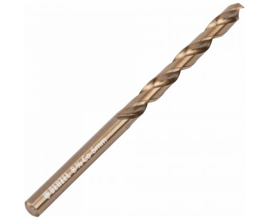 Сверло по металлу 5 мм, HSS Co-8% Denzel 71441 – изображение 3