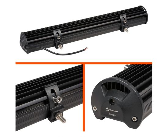 Светодиодная фара (балка) двухрядная Airline 42 LED комбинированный свет, 126W, 505x78x65, 12/24V ALED051 – изображение 3