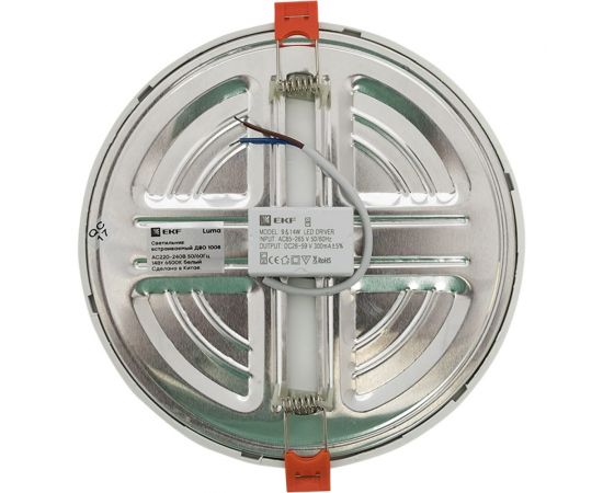 Встраиваемый светильник EKF ДВО 1008 14Вт 6500K IP20 Basic DLL-1008-14-6500 – изображение 4