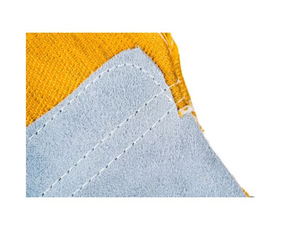 Комбинированные усиленные спилковые перчатки СИБРТЕХ утолщенные, размер XL 679032 – изображение 4