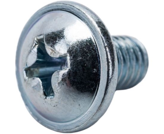 Винт с прессшайбой КРЕП-КОМП шлиц KOMBI, DIN 967, 5x8, 100 шт. вм58мф – изображение 5