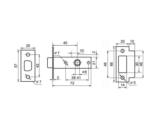 Комплект для двери Palladium SET 22 L 100 BP СТ-00000964 – изображение 5