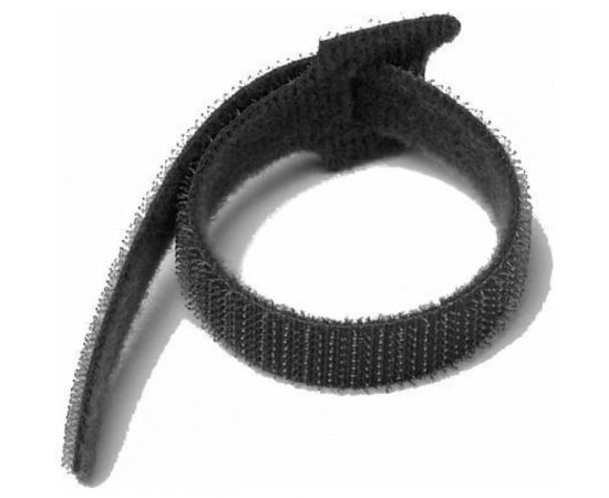 Хомут-липучка LANMASTER 135 мм, 20 шт., черный LAN-VCM135-BK 