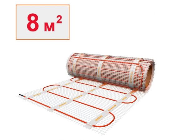 Электрический теплый пол под плитку ТеплоСофт 8м.кв. 1200Вт 81200/2 