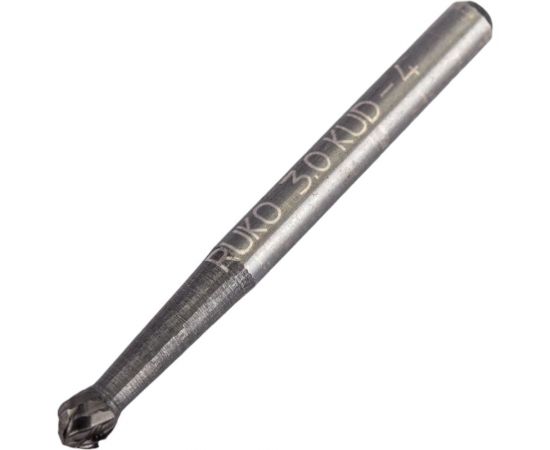 Бор-фреза твердосплавная тип D KUD (3х2.7x3x33 мм; HM) Ruko 116052 