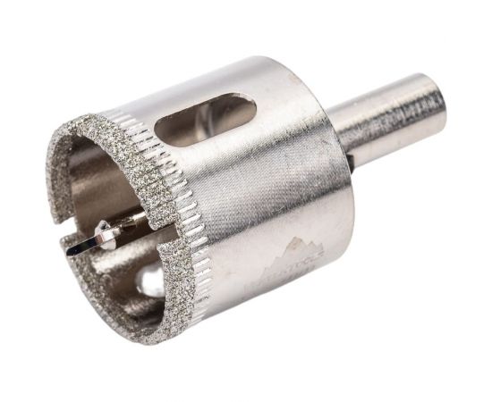 Коронка с центрирующим сверлом по стеклу и керамике (32х55 мм) Vertextools 336-32-55 