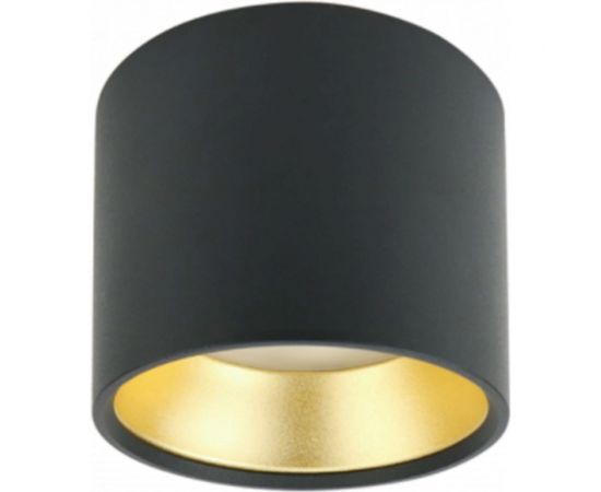 Накладной светильник-подсветка ЭРА OL8 GX53 BK/GD, под лампу Gx53, алюминий, цвет черный/золото, 40/800 Б0048539 