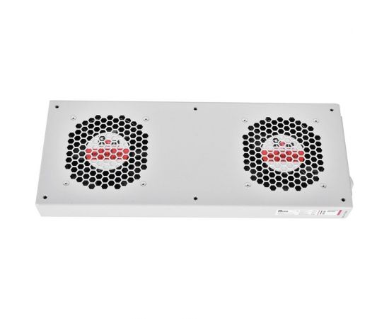 Вентиляторный модуль ЦМО 230V, 45х432х195 мм, вентиляторов: 2, 86 дБ, поток: 300 м3/ч, R-FAN-2J 