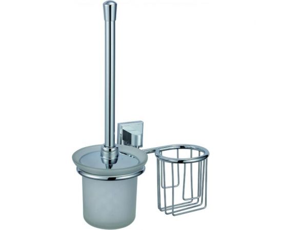 Держатель для туалетного ершика и освежителя воздуха Savol хром S-L09594 23237 