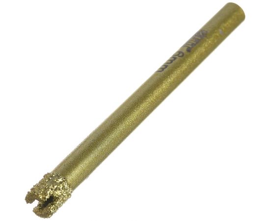 Коронка кольцевая алмазная вакуумное спекание по керамограниту, камню, кафелю и стеклу 6x65 мм FIT 16301 