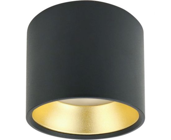 Накладной светильник-подсветка ЭРА OL8 GX53 BK/GD, под лампу Gx53, алюминий, цвет черный/золото, 40/800 Б0048539 – изображение 2