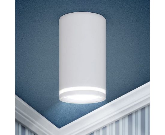 Накладной светильник ЭРА OL16 GU10 WH подсветка Б0049043 – изображение 2