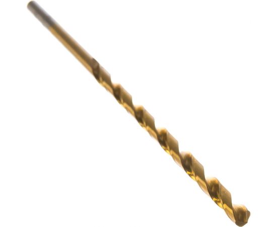 Сверло по металлу Туламаш цилиндрический хвостовик 5.3 мм А1 Р9 нитрид титана ТМ 56264 – изображение 2