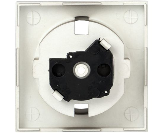 Лицевая панель розетки 1-местной розетки EKF PROxima Валенсия с заземлением, 16А, кашемир, с защитными шторками ESR16-L-028-40 – изображение 3