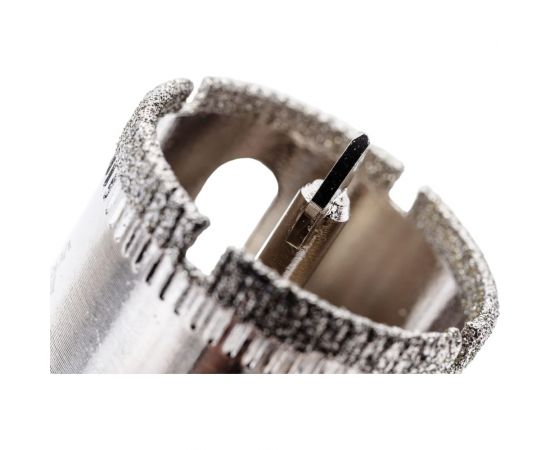 Коронка с центрирующим сверлом по стеклу и керамике (32х55 мм) Vertextools 336-32-55 – изображение 3