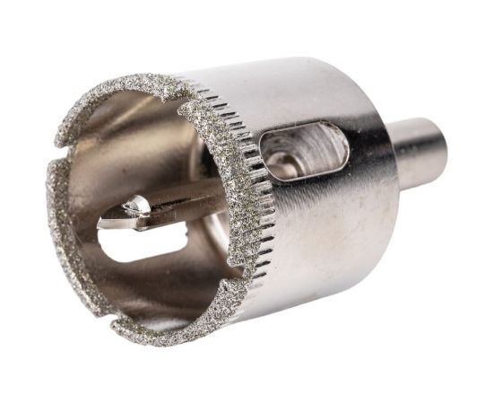 Коронка с центрирующим сверлом по стеклу и керамике (32х55 мм) Vertextools 336-32-55 – изображение 4