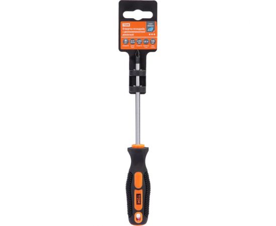 Отвертка TDM позидрайв двухкомпонентная, CR-V тип PZ1x100, серия Алмаз SQ1006-1204 – изображение 4