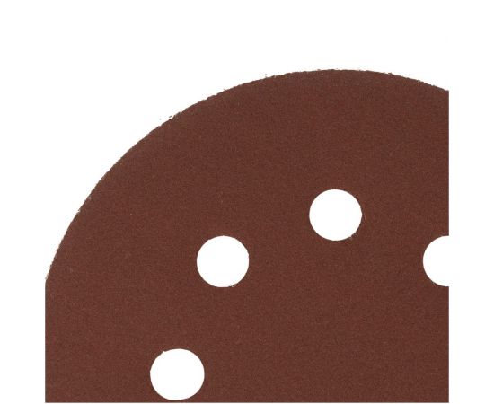 Круг абразивный перфорированный на ворсовой подложке под липучку 5 шт, 125 мм, P600 СИБРТЕХ 738167 – изображение 4