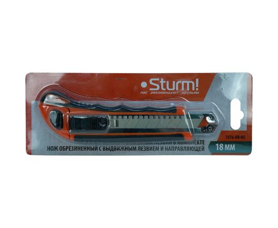 Нож Sturm 18мм 1076-08-05 – изображение 5