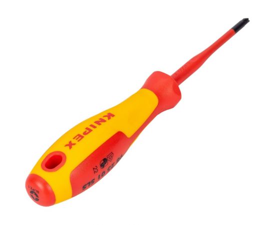 Набор отвёрток KNIPEX VDE, тонкие, 6 предметов, SL2.5/4, PlusMinus PH/S PZ/S 1/2 KN-002012V05 – изображение 5