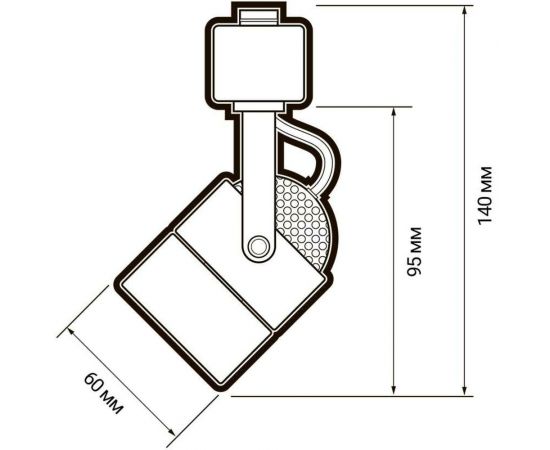 Светильник Jazzway PTR 24 GU10 WH, белый, 230V IP20 5037892 – изображение 6