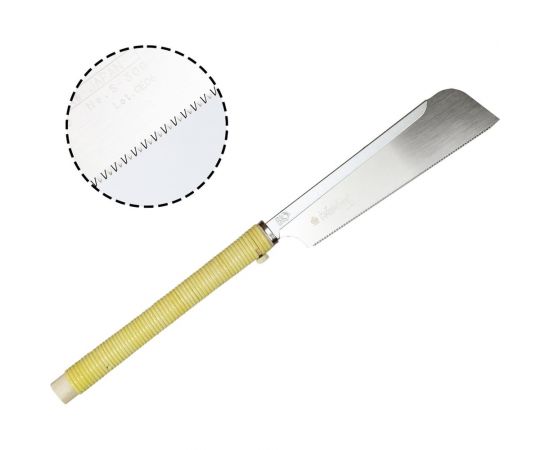 Японская обушковая пила Mikitool Gyokucho Dozuki A 240 мм, шаг 1,5 мм, деревянная рукоять М00020325 