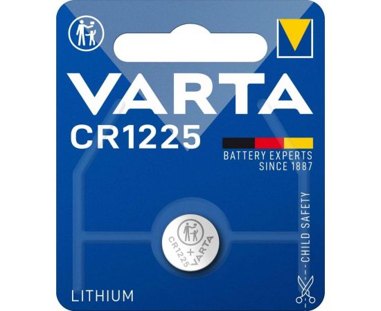 Батарейка Varta ELECTRONICS CR1225 BL1 Lithium 3V (6225) (1/10/100) 06225101401 