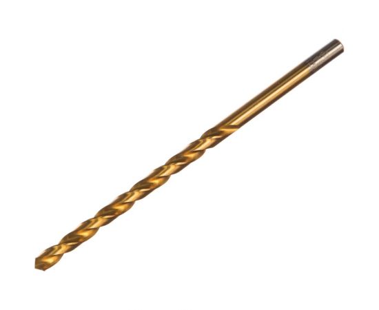 Сверло по металлу удлиненное (7.3х156 мм; Р9 TiN) Туламаш 55296 