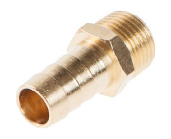 Переходник G1/2M х елочка 16 мм, латунь ECO AB-MT12/E16 