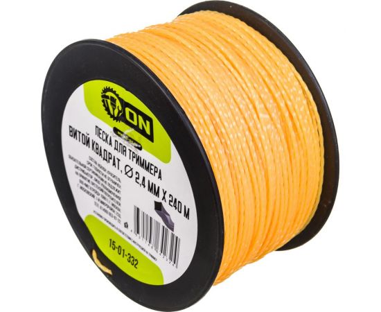 Леска для триммера Витой квадрат (2.4 мм; 240 м) ON 15-01-332 