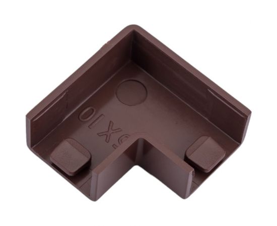 Поворот EKF Plast PROxima, 90 градусов, 15х10, 4 шт, под темное дерево abd-15-10x4 