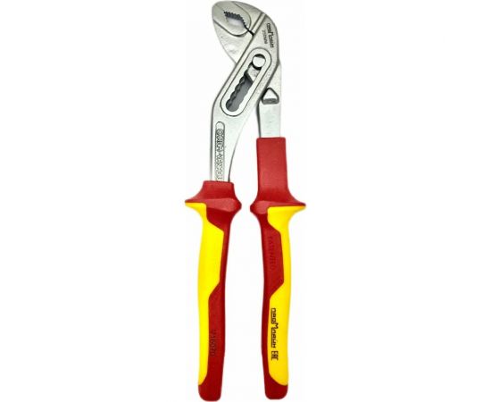 Переставные клещи Промлайн 250 мм, с двухкомпонентными рукоятками, до 1000В, cr-v ПЛ0210701250_z022 