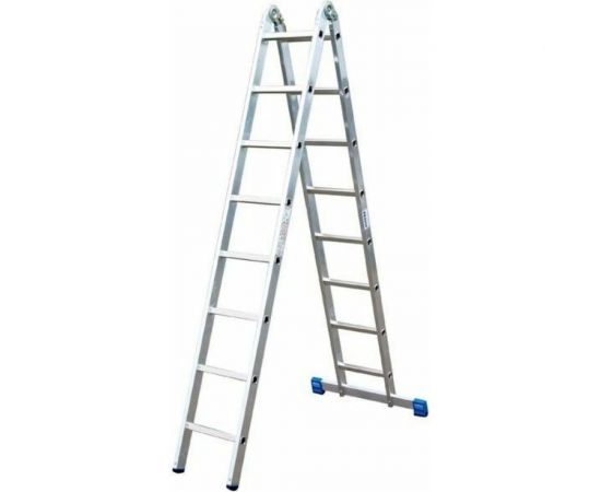 Лестница-стремянка 2x7 трансформер WORKY profi, 2 секции, высота 4.18 м ARD257723 