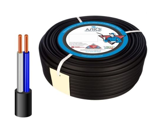 Силовой кабель АлКЗ ВВГ-Пнг(А)-LS 2x2,5 -0,66 (30м) ГОСТ VVG-P 2x2,5-30 