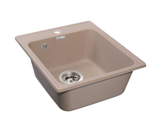 Мойка GranFest QUARZ одна чаша 420*480 песок 17 