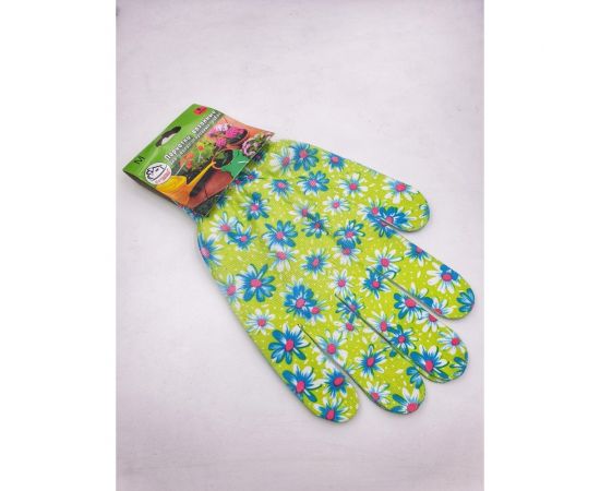 Вязаные садовые перчатки Удачный Сезон размер M SP-002 