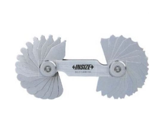 Радиусный шаблон INSIZE 7.5-15мм погрешность 0.0035мм 4801-16 