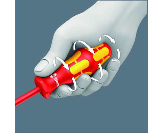 Отвёртка диэлектрическая Wera, VDE, SL 1.2х6.5х150 мм, WE-006125 – изображение 2