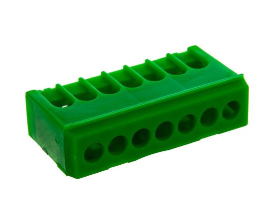 Шина TDM ""N"" нулевая, в изоляторе, на DIN-рейку, 6x9мм, 7 групп, SQ0801-0082 – изображение 2