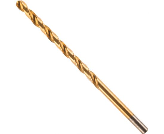 Сверло по металлу удлиненное (7.3х156 мм; Р9 TiN) Туламаш 55296 – изображение 2