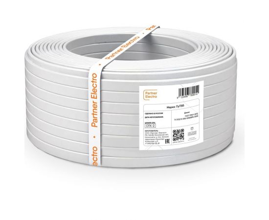 Провод Партнер-электро ПуГВВ 2x2,5 гост (50м) P056G-02N06MC-B050 – изображение 2