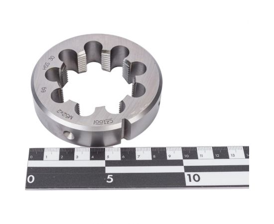 Плашка Bucovice Tools M 52 Шаг 2.0 HSS 90x22мм 240522 – изображение 2