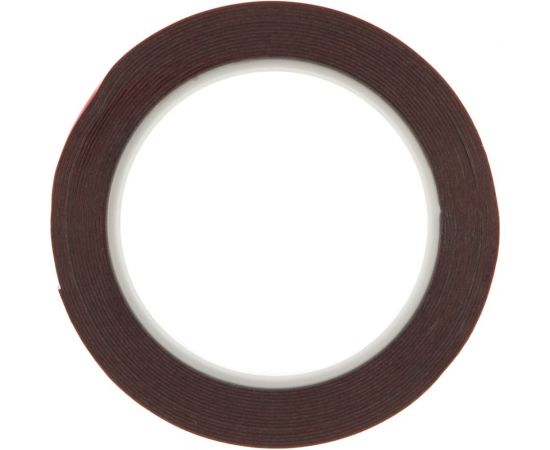 Пеноакриловая двусторонняя лента RoxelPro толщина 0,8 мм, 6ммх5м, серая 512311 – изображение 2