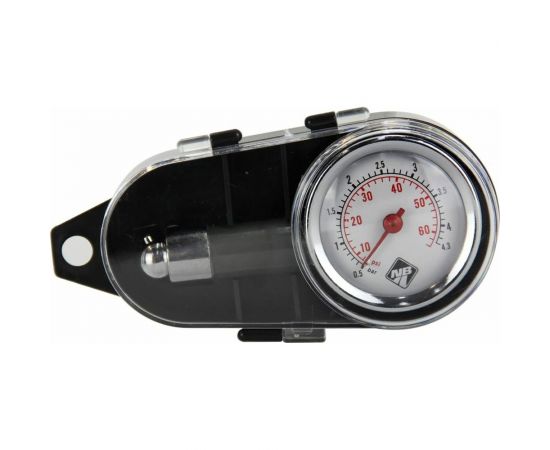 Шинный манометр Nova Bright до 6 атм, металлический, в пластиковом футляре 47756 – изображение 3